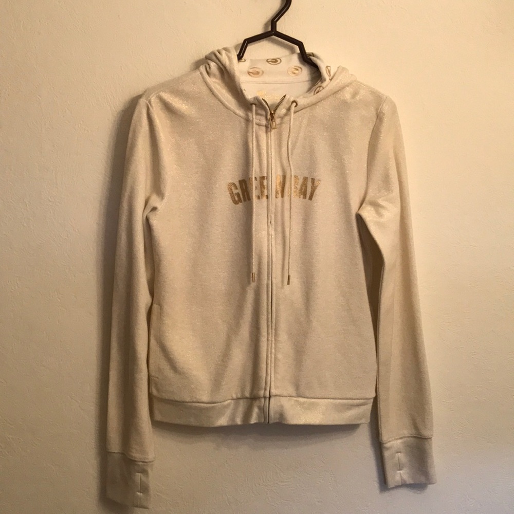NWT Woman’s Green Bay Packers Gold Hoodie Sweater